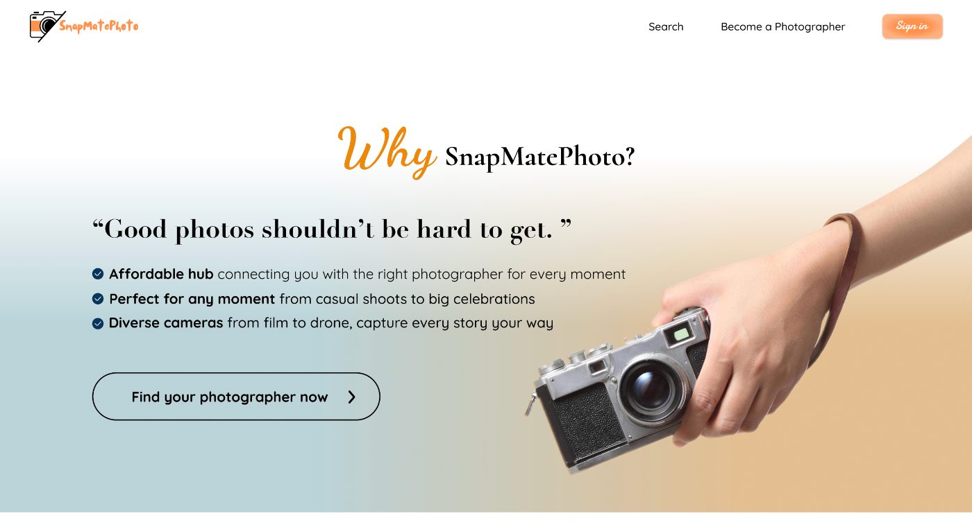 v2 Why SnapMatePhoto